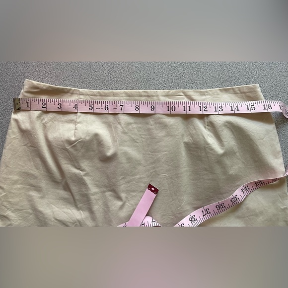 Vintage Y2K Gap Stretch Beige Skirt Size 10 - Picture 7 of 10